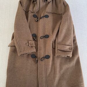 Tasso Elba Tan Wool Coat